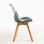 Chaise Synk Patchwork - Bleu - 2