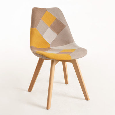Chaise Synk Patchwork - Jaune