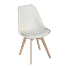 Chaise Synk Velours - Beige