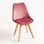 Chaise Synk Velours - Rose - 1