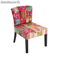 Chaise tapissée en patchwork - Sistemas David