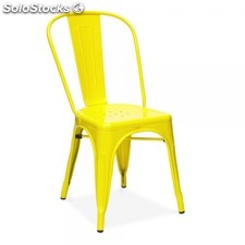 Chaise Tulix Style jaune