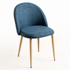 Chaise Vint Tissu - Bleu marine