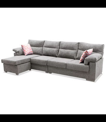 Chaiselongue reversible Esperanza tapizado gris, 275cm(ancho) 143cm(fondo) - Foto 3