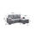 Chaiselongue reversible Redondela en gris, 187 cm (ancho) x 145 cm (fondo) x 87 - Foto 2