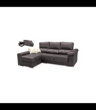 Chaiselongue Suiza tapizado marrón, 250m (ancho) 160cm(fondo) 100cm(altura).