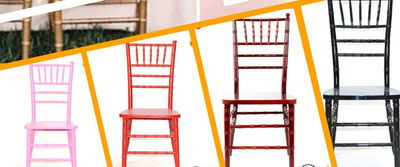 Chaises pour salles de conférence / de conférence Croosback Tiffany Chiavari Tho - Photo 5