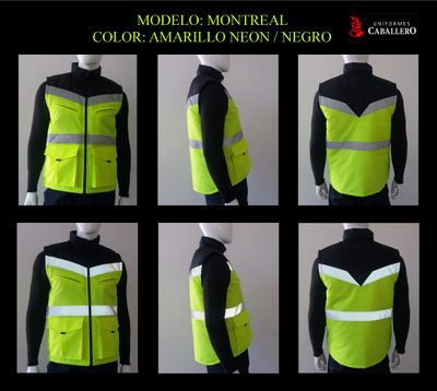 Chaleco Seguridad Reflejante Industrial Montreal