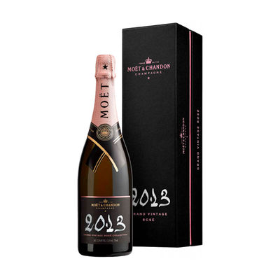 Champagne Moet Gran Vintage Rose 2013 0,75 Litros 12,5º (R) + Kiste 0.75 L.