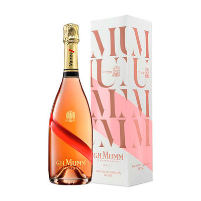 Champagne Mumm Grand Cordon Rose 0,75 Litros 12,5º (R) + Cas 0.75 L.
