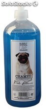 Champú para perros de pelo blanco bubble care 1 litro