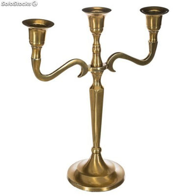 chandelier à 3 branches argenté h 26 cm - colori: doré