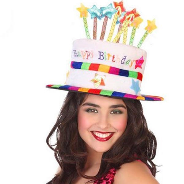 Chapeau D Anniversaire 59 Cm Multicouleur