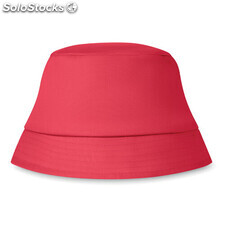 Chapeau en coton 160 gr/m² rouge MIKC1350-05