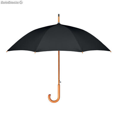 Chapéu-de-chuva, pongee RPET preto MIMO9629-03