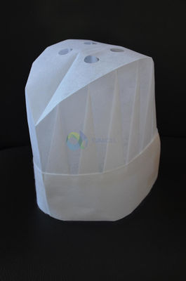 Chapéu de cozinha continental, branco tipo TNT polipropileno, caixa de 1000 - Foto 2