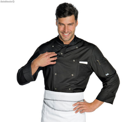 Chaqueta cocina Francoforte negro unisex