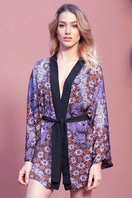 Chaqueta o Kimono estilo japonesa estampada - Foto 2