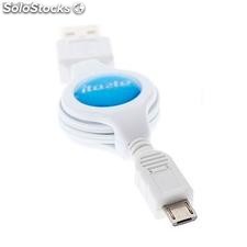 Chargeur Micro USB blanc