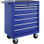 Chariot de 7 tiroirs sans outils bleu - Photo 5