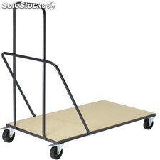 Chariot pour table pliante rectangle, 2 tailles disponibles