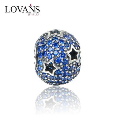 Charms plata oxidada con espinelas azules de Lovans jewelry - Foto 2