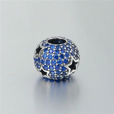 Charms plata oxidada con espinelas azules de Lovans jewelry - Foto 4