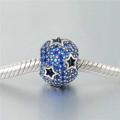 Charms plata oxidada con espinelas azules de Lovans jewelry - Foto 5