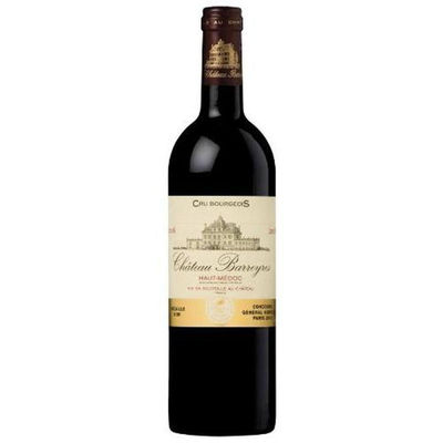 Château BARREYRES Vin rouge Haut-Médoc 2013 : la bouteille de 75cl