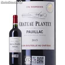 Château Plantey Vin Rouge Pauillac Cru Bourgeois Chateau Plantey : La Bouteille