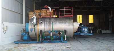 Chaudière de vapeur lambda 3750 avec cuve 2000 litres avec resistances, bateaux