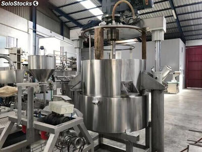 Chaudière fusora 950 litres en acier inoxydable avec élévation hydraulique Lleal - Photo 5