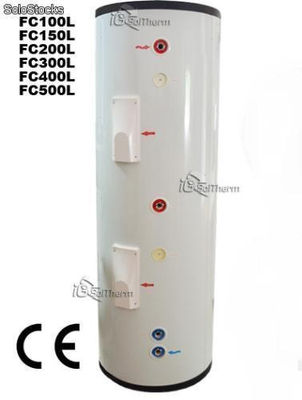 Chauffe eau Solaire Vertical 100L / Système Pressurisé Dissocié - Cuve inox 316L