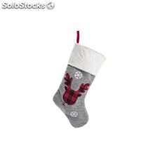 Chaussette de Noël DKD Home Decor Polyester Renne (26 x 2 x 49 cm)