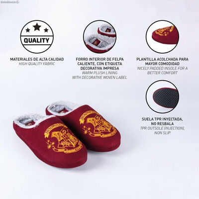 Chaussons Harry Potter Rouge - Photo 4