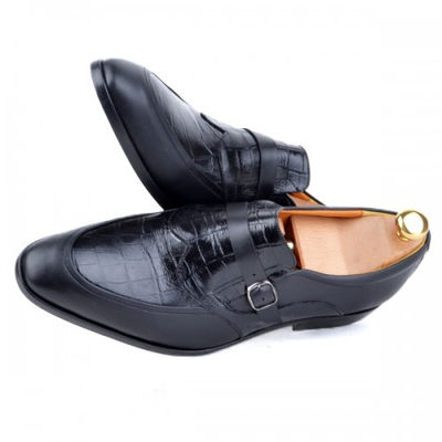 Chaussure classique en cuir noir - Photo 4