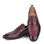 Chaussure cuir 1059 bordeau - Photo 2