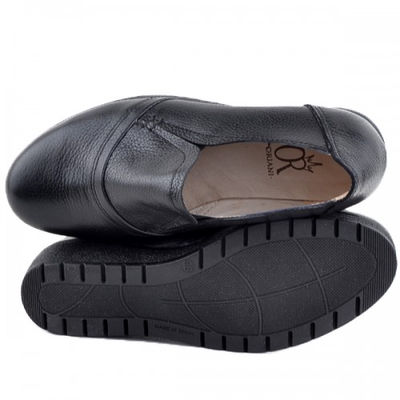 Chaussure femme confortable 100% cuir noir bj - Photo 2