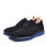 Chaussure richelieu en cuir daim bleu avec semelle extra-light confortable lo-B1 - 1