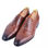 Chaussure richelieu en cuir tabac - Photo 3