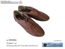 Chaussures a lacet marron