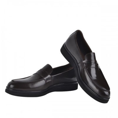 Chaussures classiques 100% cuir démasquable marron- semelle extra-light - Photo 4