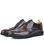 Chaussures classiques 100% cuir démasquable marron- semelle extra-light ar - 1