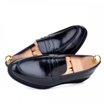 Chaussures classiques 100% cuir démasquable noire - semelle extra-light - Photo 4