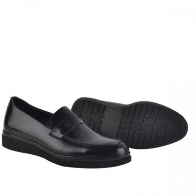 Chaussures classiques 100% cuir démasquable noire - semelle extra-light - Photo 5