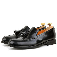 Chaussures classiques en cuir noir ag