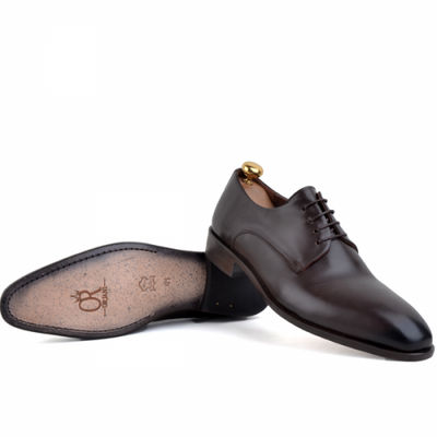Chaussures de ville pour homme 100% cuir marron ar - Photo 3