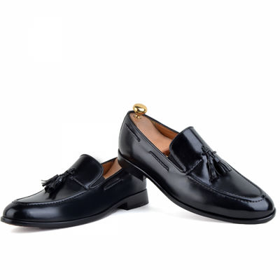 Chaussures de ville pour homme 100% cuir noir - Photo 4