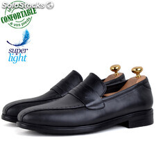 Chaussures de ville pour homme 100% cuir noir kw