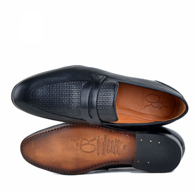 Chaussures de ville pour homme en cuir noir - Photo 3